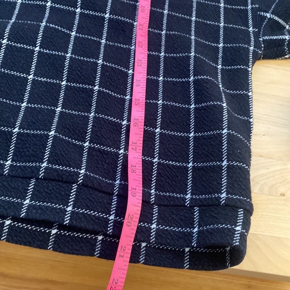 Madewell - Boxy Black and White Checkered Sweater - size M - EUC - Picture 7 of 10